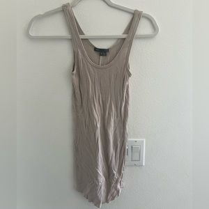 Vince Ribbed Tank Top Size Small